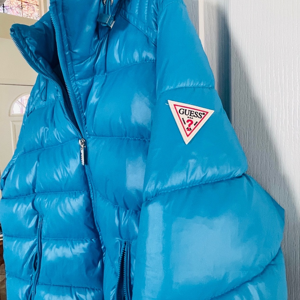 Guess Blue Puffer Jacket